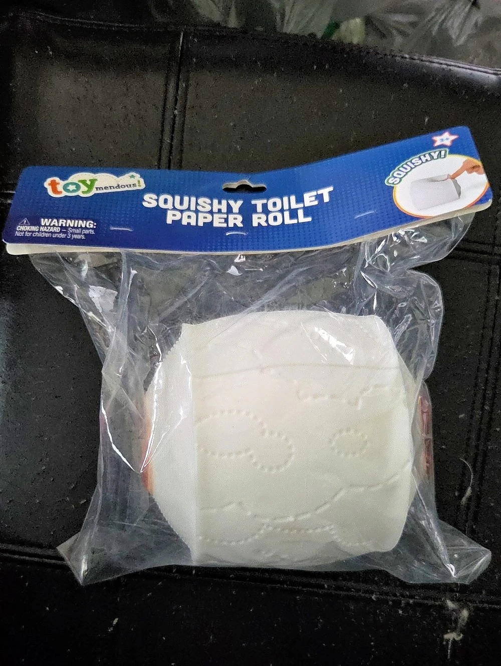Toysmith Squishy Toilet Paper Roll Toy